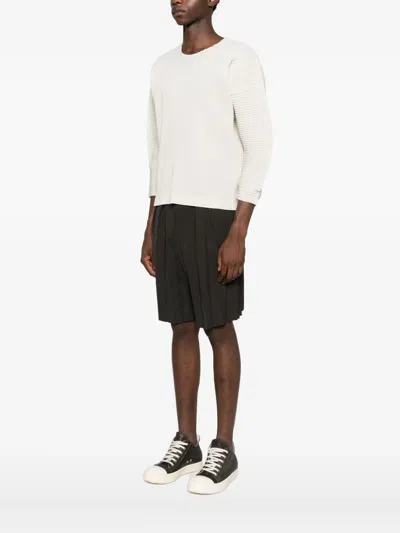 Issey Miyake Monthly Colors: September Pleated T-shirt In White
