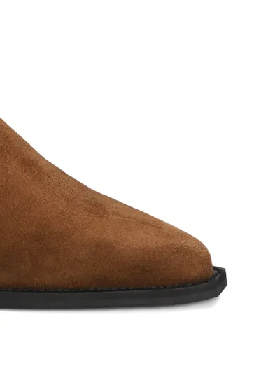 Bibi Lou Texan Ankle Boots In Brown