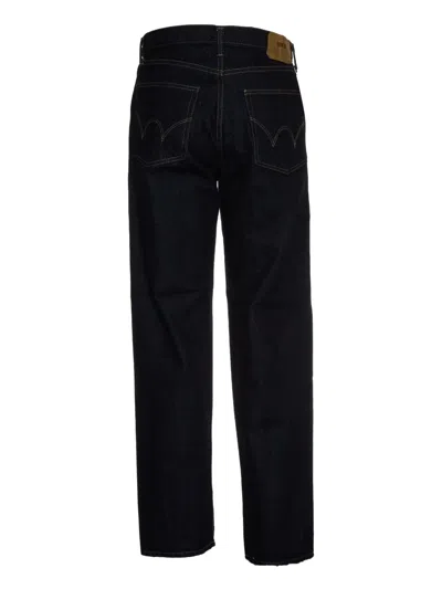 Edwin Black Loose Fit 5-pocket Denim Jeans In Black