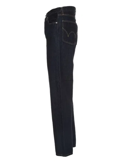 Edwin Black Loose Fit 5-pocket Denim Jeans In Black