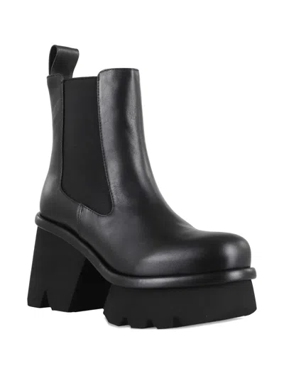 Paloma Barceló Elvia Ankle Boot With Round Toe In Black