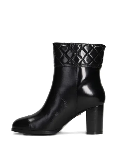 Gold & Rouge Tulli High Heels Ankle Boots In Black