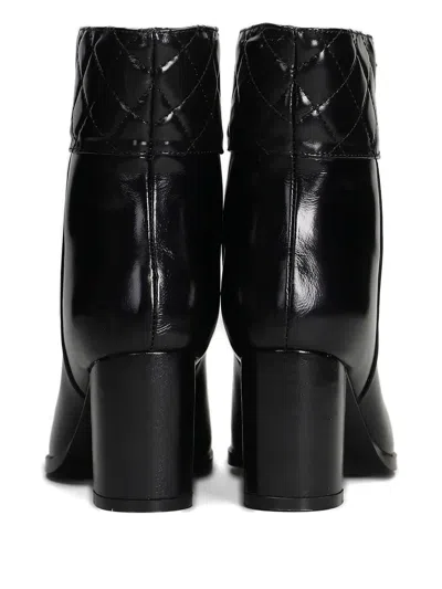 Gold & Rouge Tulli High Heels Ankle Boots In Black