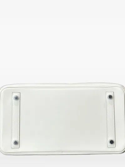 Pre-owned Hermes 2023 Birkin 30 Handbag In White