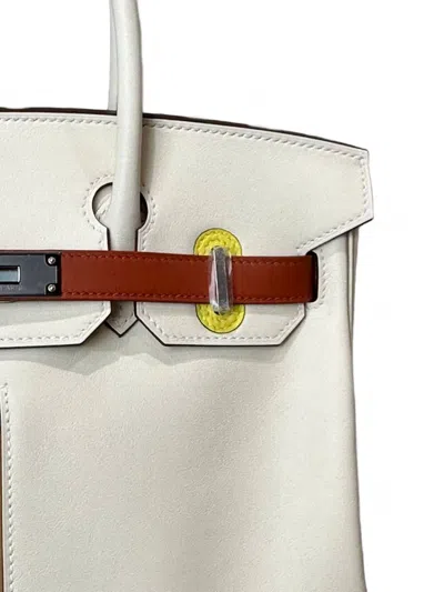 Pre-owned Hermes 2023 Birkin 30 Handbag In White