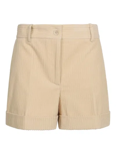 P.a.r.o.s.h Parosh Corduroy Shorts In Multi
