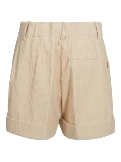 P.a.r.o.s.h Parosh Corduroy Shorts In Multi