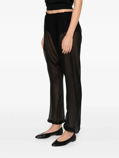 真丝帕拉松长裤