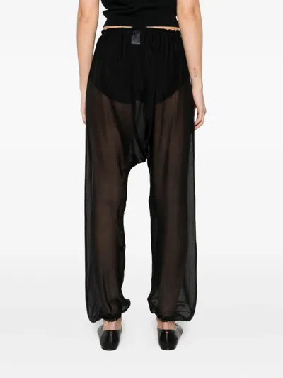 真丝帕拉松长裤