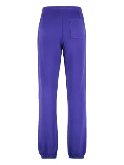Local Authority La Slash Elasticated Track Pants In Purple
