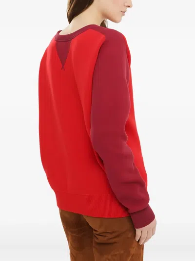 1989 Studio Stone Island Midnight Blue Nylon Bomber Jacket In Red