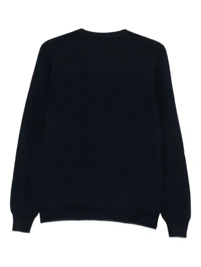 Tagliatore V-neck Cardigan In Black