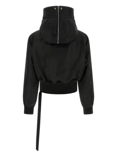 Rick Owens Drkshdw Alice Zip-up Jacket In Black