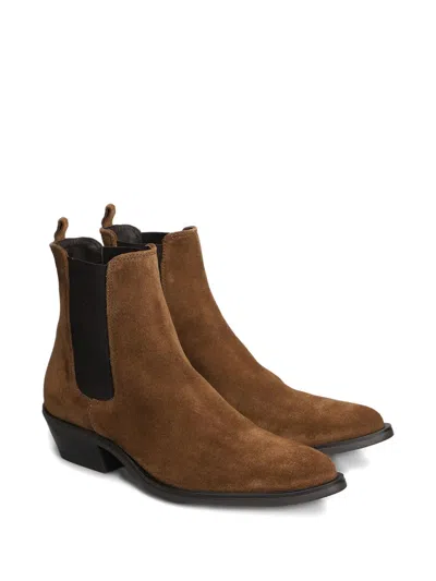 Carmens Kelly Beat Texan Ankle Boots In Brown