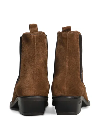 Carmens Kelly Beat Texan Ankle Boots In Brown