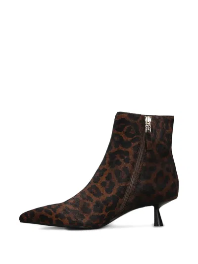 动物纹低跟靴（4.5厘米）