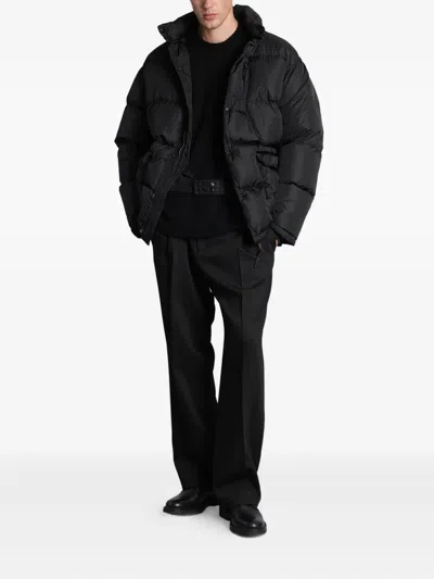 Aspesi Moschino Ii Puffer In Black Polyamide In Black