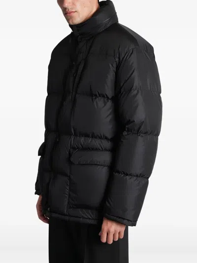 Aspesi Moschino Ii Puffer In Black Polyamide In Black