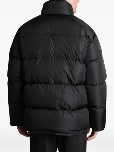 Aspesi Moschino Ii Puffer In Black Polyamide In Black