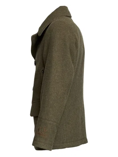 C.p. Company Duffel Medium Jacket In Green