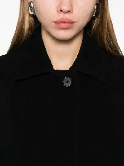 Filippa K Single-breasted Coat In Black