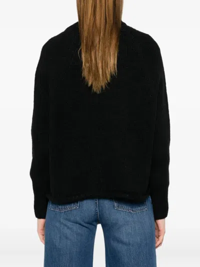 Susanne Bommer Wool Crewneck Sweater In Black