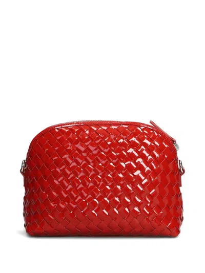 Dragon Diffusion Chunky Fellini Shoulder Bag In Red Leather In Red