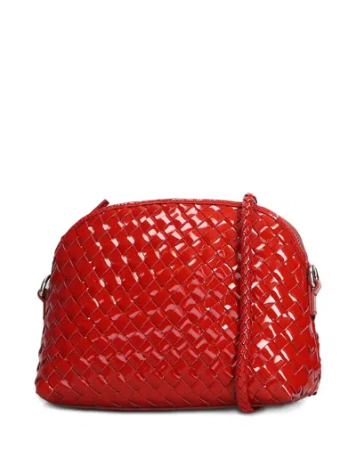 Dragon Diffusion Chunky Fellini Shoulder Bag In Red Leather In Red