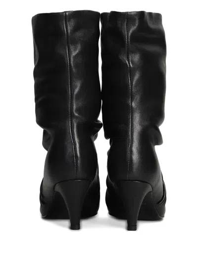 Gold & Rouge Laika High Heels Ankle Boots In Black