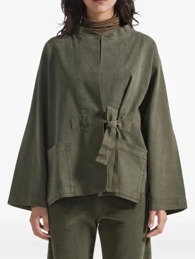 系腰带贴袋夹克