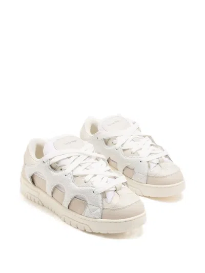 Paura Cut-out Sneakers In White