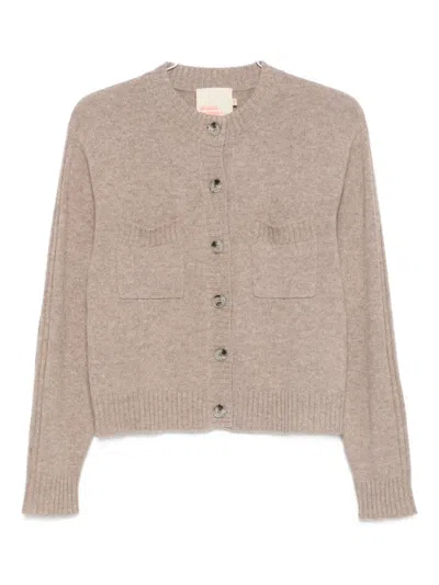 Absolut Cashmere Cashmere Cardigan In Neutral