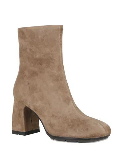Ash Eclat Platform Bootie In Brown