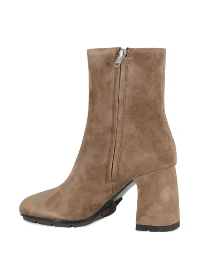 Ash Eclat Platform Bootie In Brown