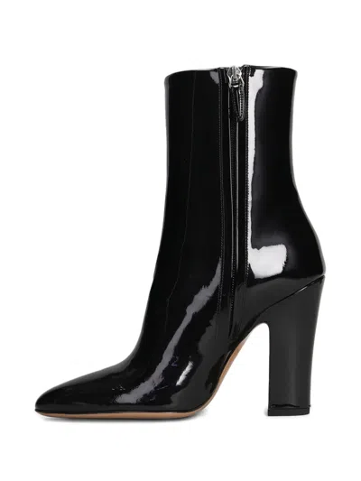 Paris Texas Lavinia Patent-leather Ankle Boots In Black