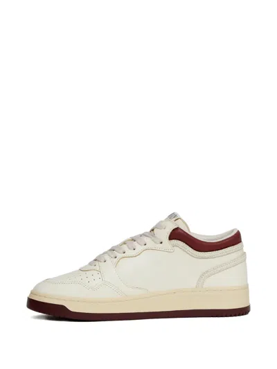 Autry Med-way Mid Syrah Marsh Leather Sneakers In Neutral