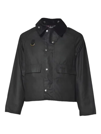 Barbour Corduroy Collar Jacket In Black
