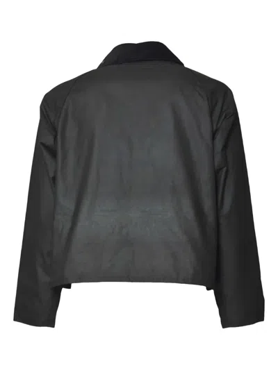 Barbour Corduroy Collar Jacket In Black