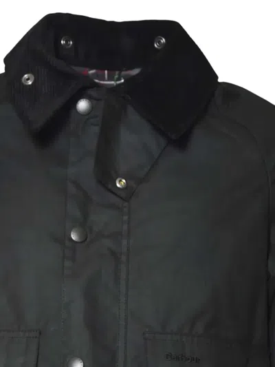 Barbour Corduroy Collar Jacket In Black