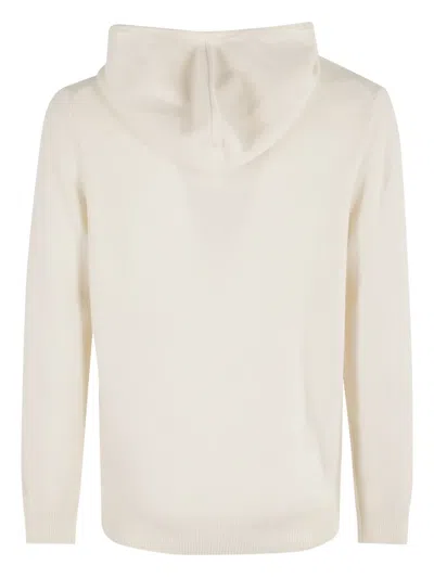 Mc2 Saint Barth Hooded Knit In White