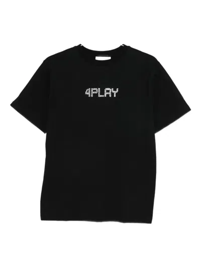 Coperni 4 Play Baby Tee In Black