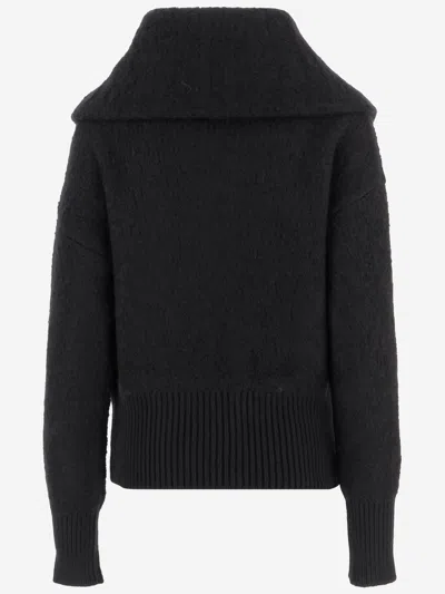 Sa Su Phi Teddy Jacket In Cashmere Blend In Black