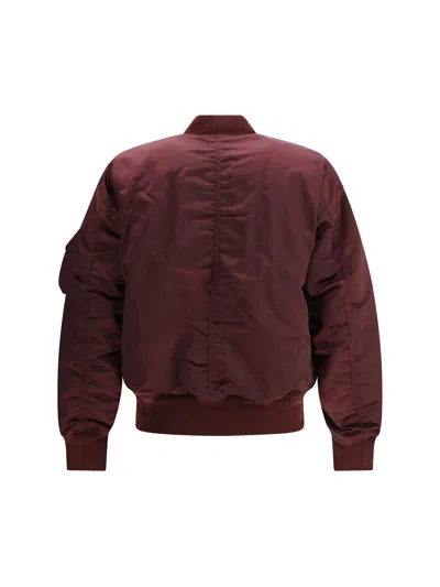 Alpha Industries Down Jackets In Burgundy