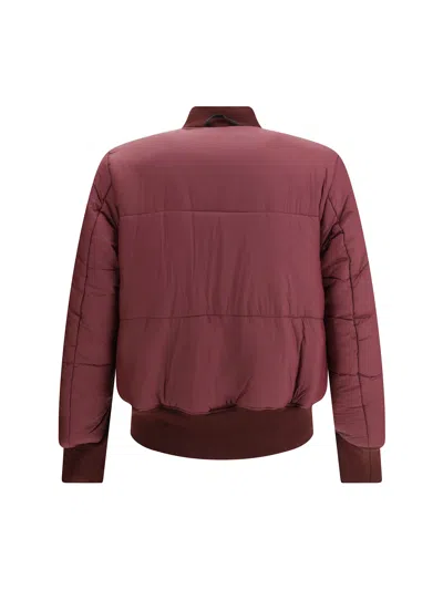 Alpha Industries Down Jackets In Burgundy