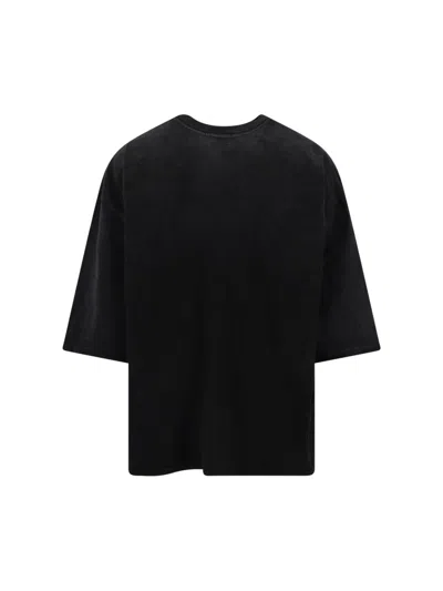 Willy Chavarria Washed Black Welcome To New York T-shirt In Black