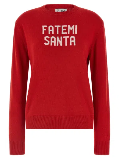 Mc2 Saint Barth New Queen Jacquard Knitwear In Multi