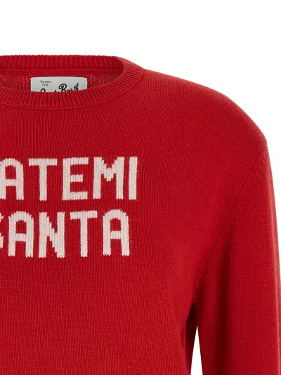 Mc2 Saint Barth New Queen Jacquard Knitwear In Multi