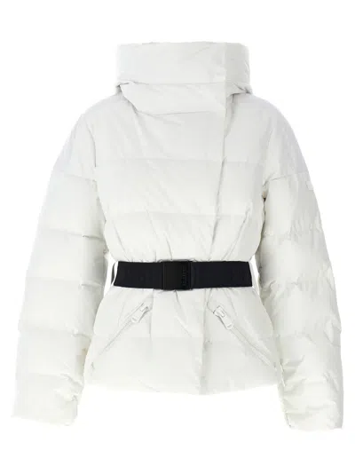 Goldbergh Bufera Belted Ski Jacket In White