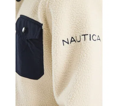 Nautica Men's Long Sleeve Snap Shirt In Neutral