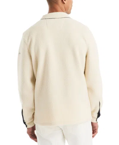 Nautica Men's Long Sleeve Snap Shirt In Neutral